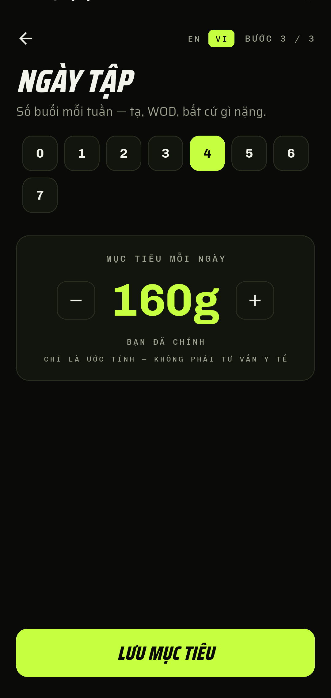 Mục tiêu cá nhân